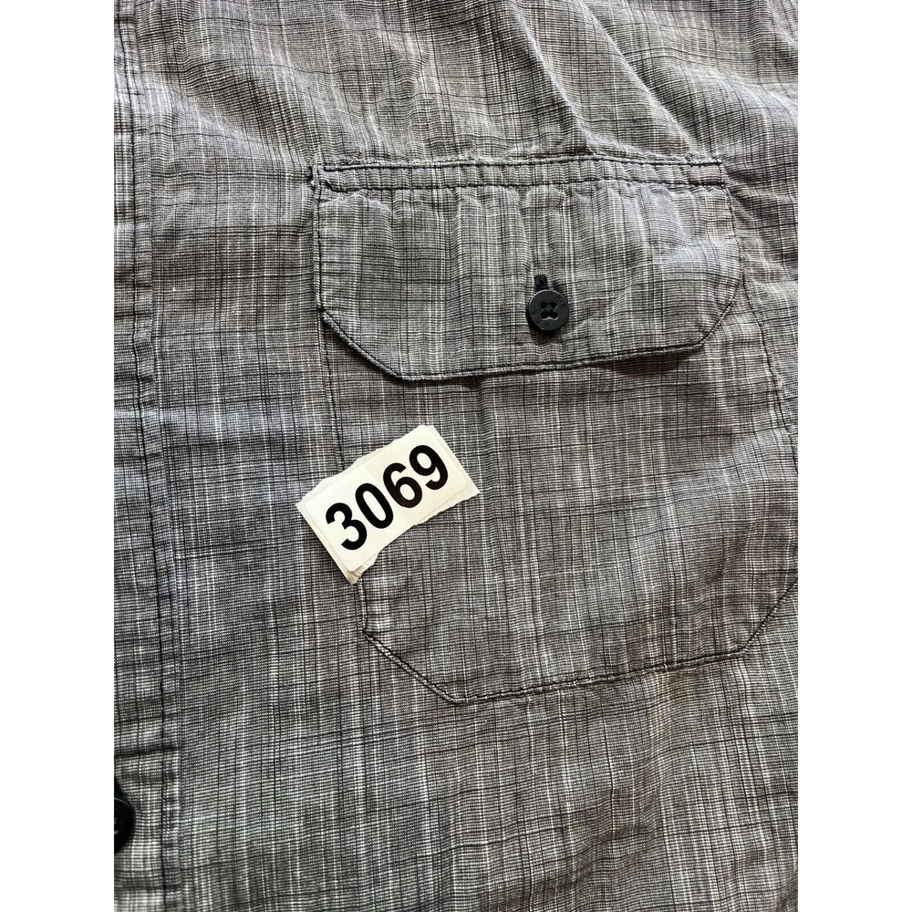 BKE Slim Fit Men's Short Sleeve Button Front Casual Shirt Size Large Black - Picture 7 of 7